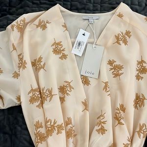 Joie Daymon B Floral Wrap Belted V Neck Dress NWT